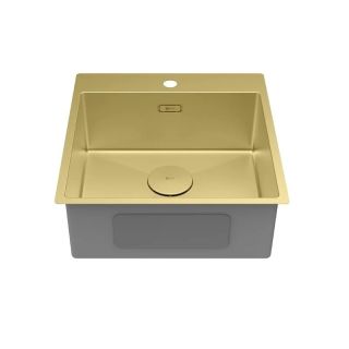 Кухонная мойка Lemark Janga 490 9938106 светлое золото